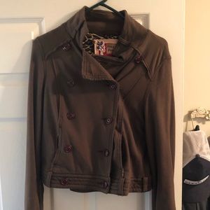 Free People cropped moto jacket